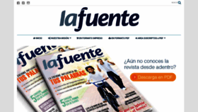 What Revistalafuente.com website looked like in 2019 (4 years ago)
