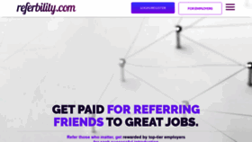 What Referbility.com website looked like in 2019 (4 years ago)