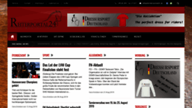 What Reiterportal24.de website looked like in 2019 (4 years ago)