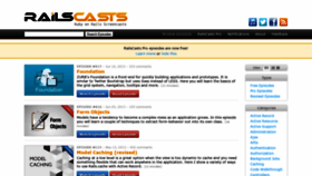 What Railscasts.com website looked like in 2019 (4 years ago)