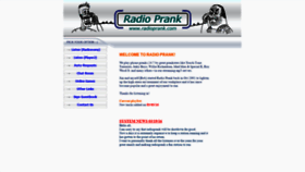 What Radioprank.com website looked like in 2019 (4 years ago)