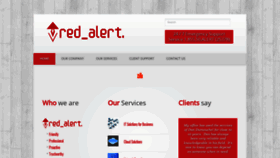 What Redalert.ca website looked like in 2019 (4 years ago)