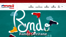 What Randonnees-midi-pyrenees.com website looked like in 2019 (4 years ago)