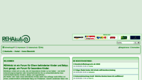 What Rehakids.de website looked like in 2019 (5 years ago)
