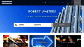 What Robertwalters.com.au website looked like in 2019 (4 years ago)