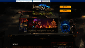 What Runesofmystery.com website looked like in 2019 (4 years ago)