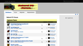 What Rekord-p2-forum.de website looked like in 2019 (4 years ago)