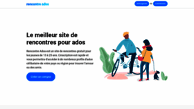 What Rencontre-ados.net website looked like in 2019 (4 years ago)