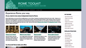 What Rometoolkit.com website looked like in 2019 (4 years ago)