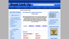 What Royallinkup.com website looked like in 2019 (4 years ago)