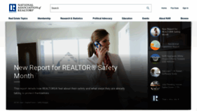 What Realtor.org website looked like in 2019 (4 years ago)