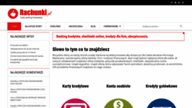 What Rachunki.pl website looked like in 2019 (4 years ago)