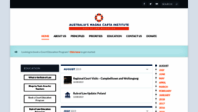 What Ruleoflaw.org.au website looked like in 2019 (4 years ago)
