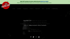 What Radiocaff.com.ar website looked like in 2019 (4 years ago)