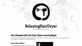What Relaxinghairdryer.com website looked like in 2019 (4 years ago)