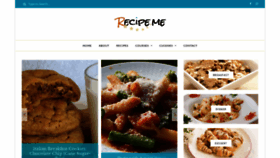What Recipes.me website looked like in 2019 (4 years ago)