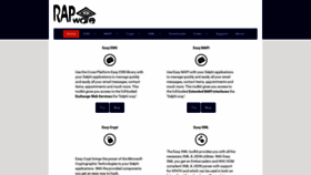 What Rapware.com website looked like in 2019 (4 years ago)
