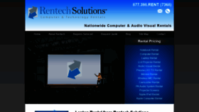 What Rentechsolutions.com website looked like in 2019 (4 years ago)