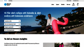 What Resursbank.dk website looked like in 2019 (4 years ago)