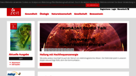 What Raum-und-zeit.com website looked like in 2019 (4 years ago)