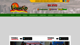 What Radiotitanka.pe website looked like in 2019 (6 years ago)
