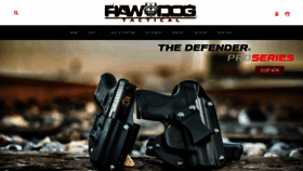 What Rawdogtactical.com website looked like in 2019 (4 years ago)