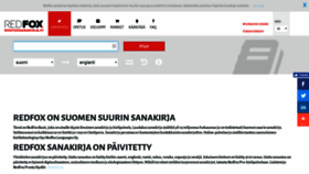 What Redfoxsanakirja.fi website looked like in 2019 (4 years ago)