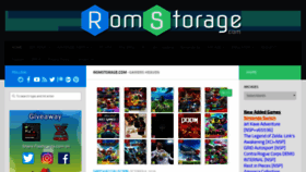 What Romstorage.com website looked like in 2019 (4 years ago)