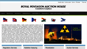 What Royalpentagonauctionhouse.com website looked like in 2019 (4 years ago)