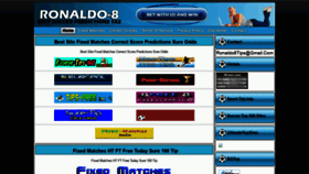 What Ronaldo-8.com website looked like in 2019 (4 years ago)