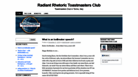 What Radiant-rhetoric.org website looked like in 2019 (4 years ago)