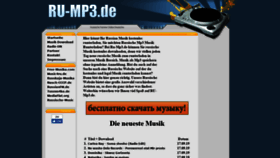 What Ru-mp3.de website looked like in 2019 (4 years ago)