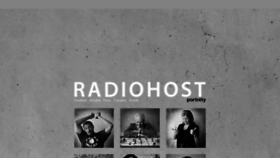 What Radiohost.cz website looked like in 2019 (4 years ago)