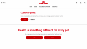 What Royalcanin.us website looked like in 2019 (4 years ago)