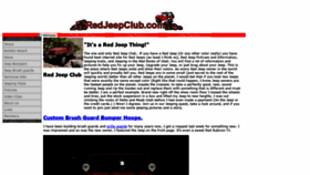 What Redjeepclub.com website looked like in 2019 (4 years ago)