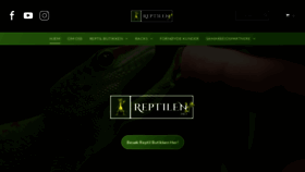 What Reptilen.no website looked like in 2019 (4 years ago)
