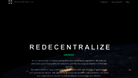 What Redecentralize.org website looked like in 2019 (4 years ago)