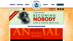 What Ramdass.org website looked like in 2019 (4 years ago)