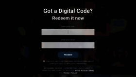 What Redeemmovie.com website looked like in 2019 (4 years ago)