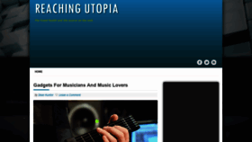 What Reachingutopia.com website looked like in 2019 (4 years ago)