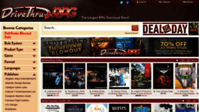 What Rpgnow.com website looked like in 2019 (4 years ago)