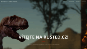 What Rusted.cz website looked like in 2019 (4 years ago)
