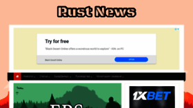 What Rustnews.ru website looked like in 2019 (4 years ago)