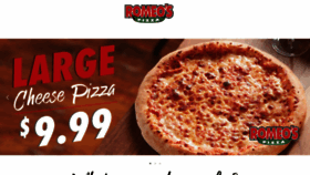 What Romeospizza.com website looked like in 2019 (4 years ago)