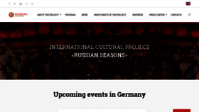 What Russianseasons.org website looked like in 2019 (4 years ago)