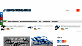 What Remote-control-drones.com website looked like in 2019 (4 years ago)