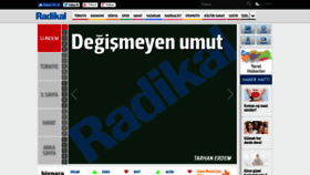 What Radikal.com.tr website looked like in 2019 (4 years ago)