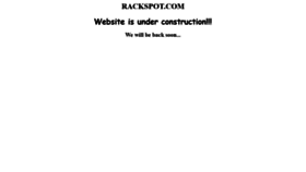 What Rackspot.com website looked like in 2019 (4 years ago)