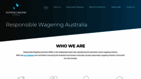 What Responsiblewagering.com.au website looked like in 2019 (4 years ago)