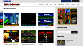 What Retrogames.cc website looked like in 2019 (4 years ago)